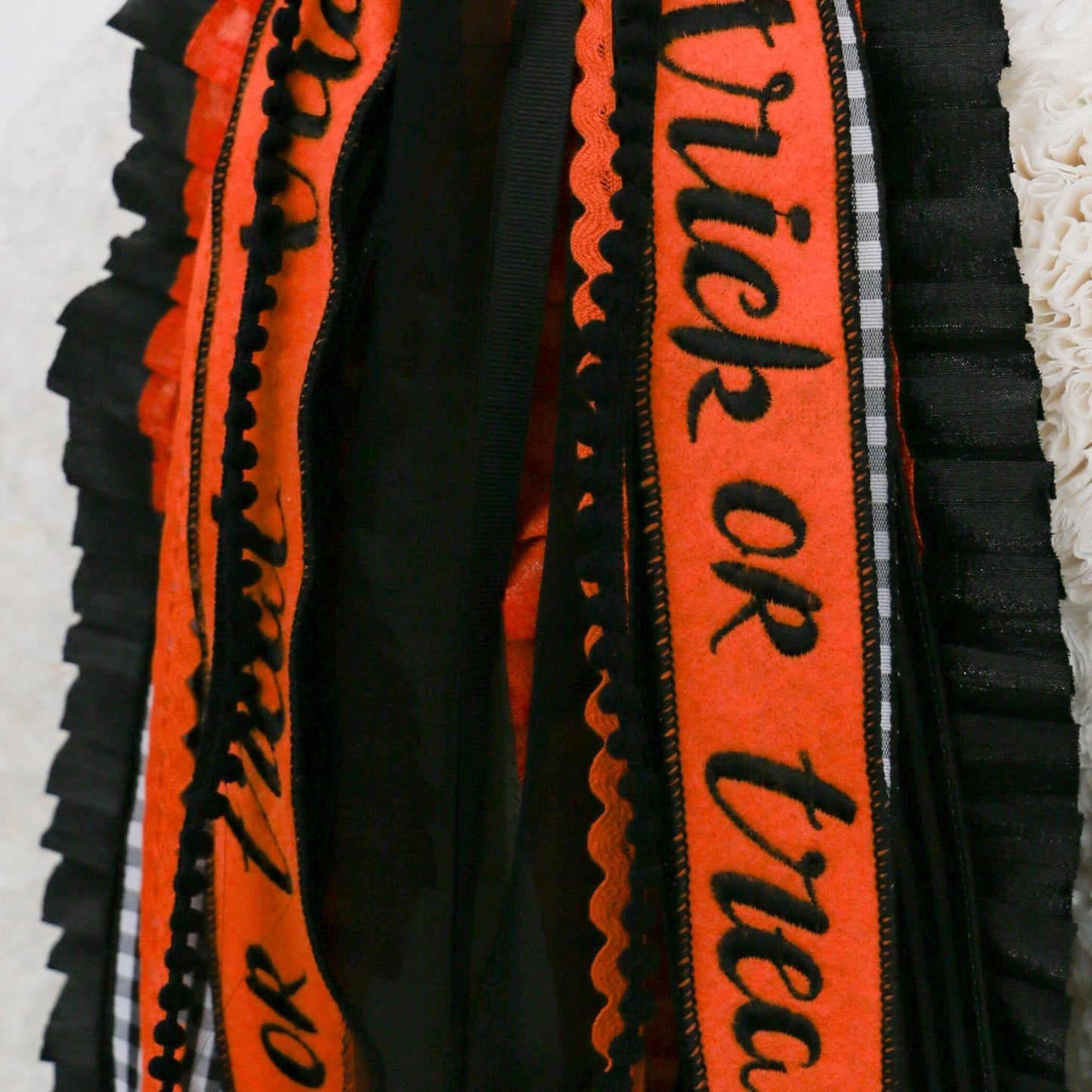 Spooky Stripes & Shadows RIBBON SET™ (with Bow) - Knot and Spool