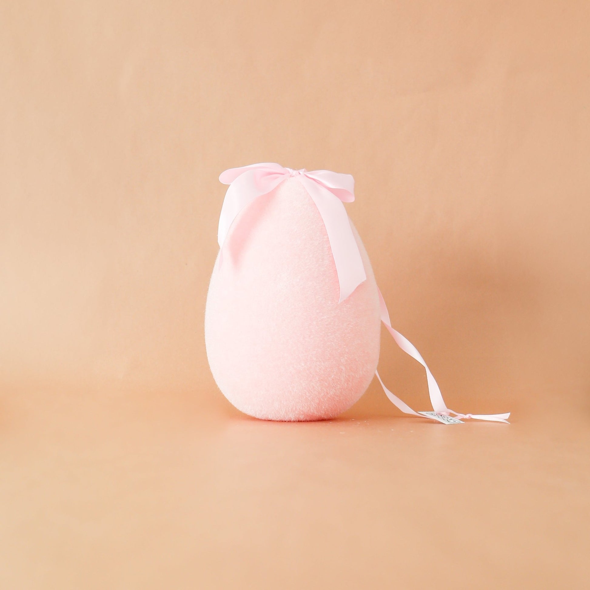 Springtime Soiree Pastel Flocked Hanging Egg | 10 - In - Knot and Spool