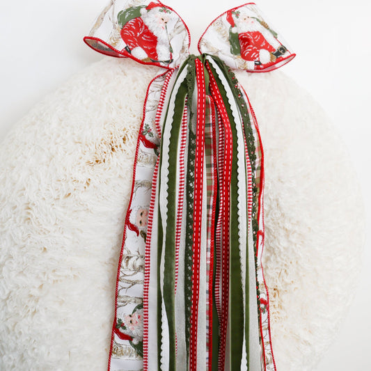 St. Nick's Christmas RIBBON SET™ (with Bow) - Knot and Spool