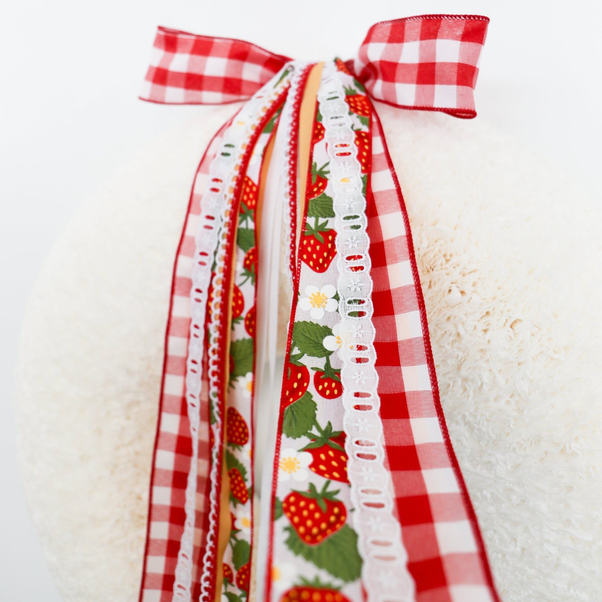 Strawberry Daze RIBBON SET™ (with Bow) - Knot and Spool