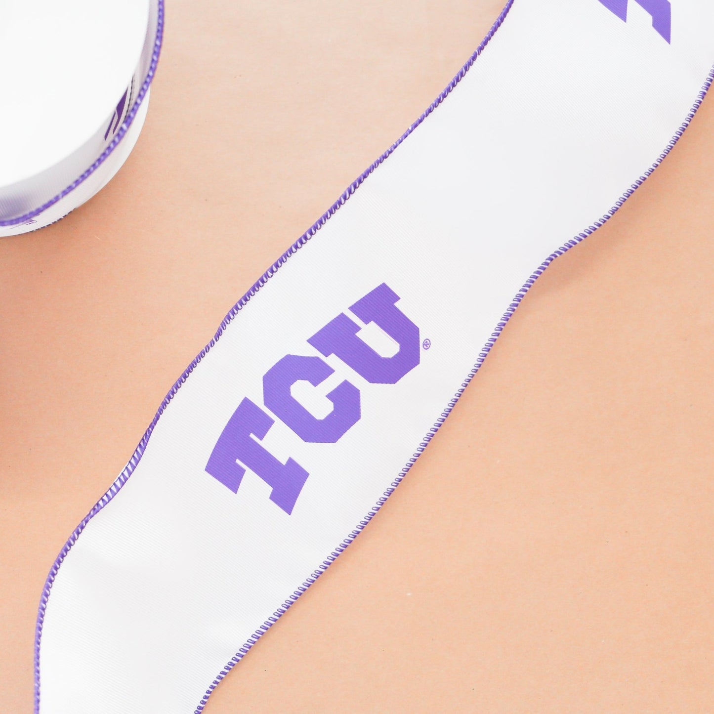 TCU Collegiate Ribbon | 4" | By the Yard - Knot and Spool