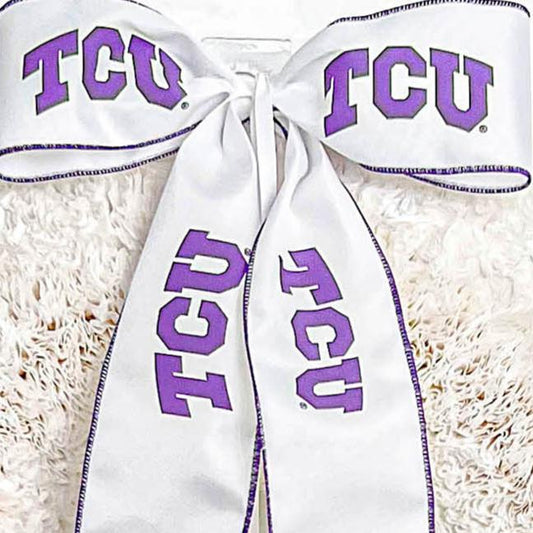 TCU Horned Frogs Collegiate Bow - Knot and Spool
