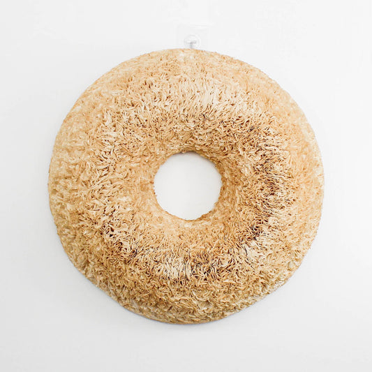 Tea - Dyed Coffee Filter Wreath - Knot and Spool