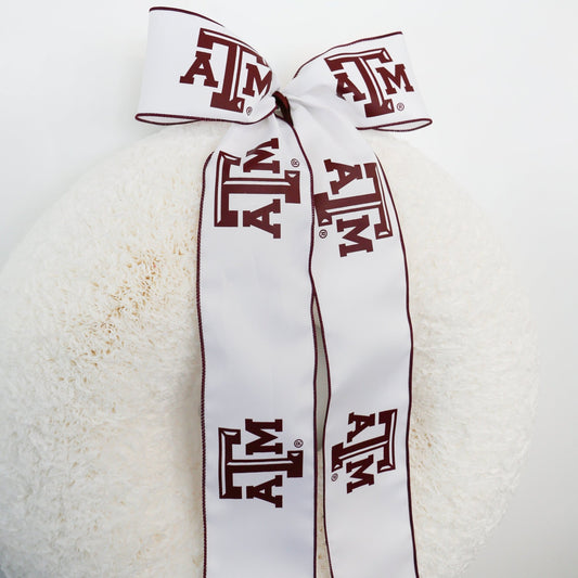 Texas A&M Collegiate Bow - Knot and Spool