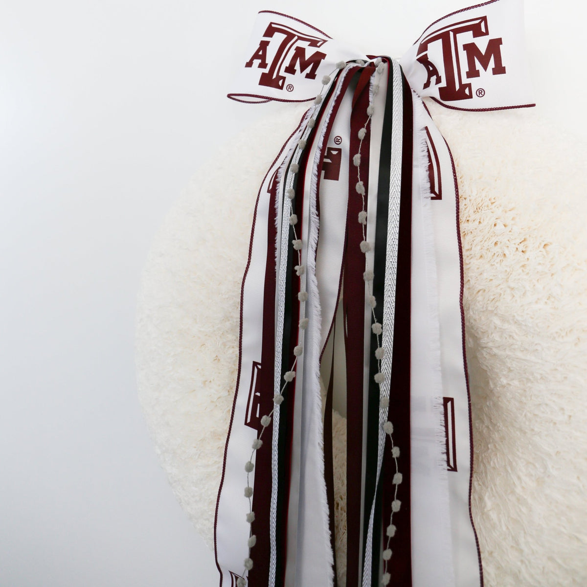 Texas A&M Collegiate Ribbon Set (with Bow) - Knot and Spool