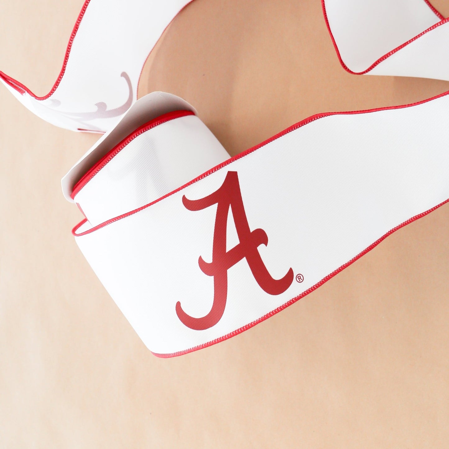 University of Alabama Collegiate Ribbon | 4" | By the Yard - Knot and Spool