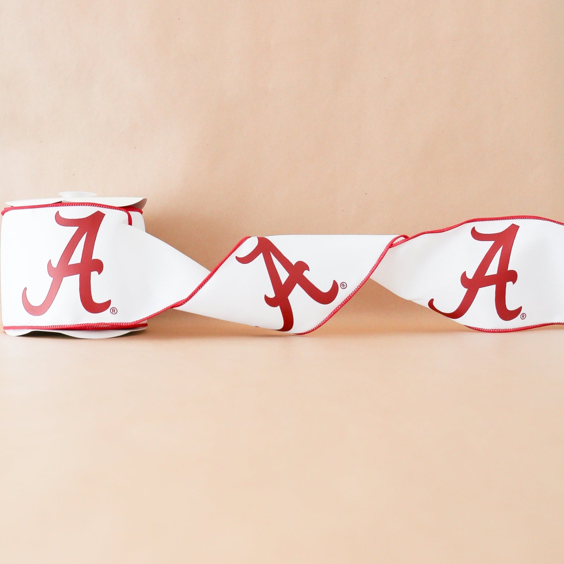 University of Alabama Collegiate Ribbon | 4" | By the Yard - Knot and Spool