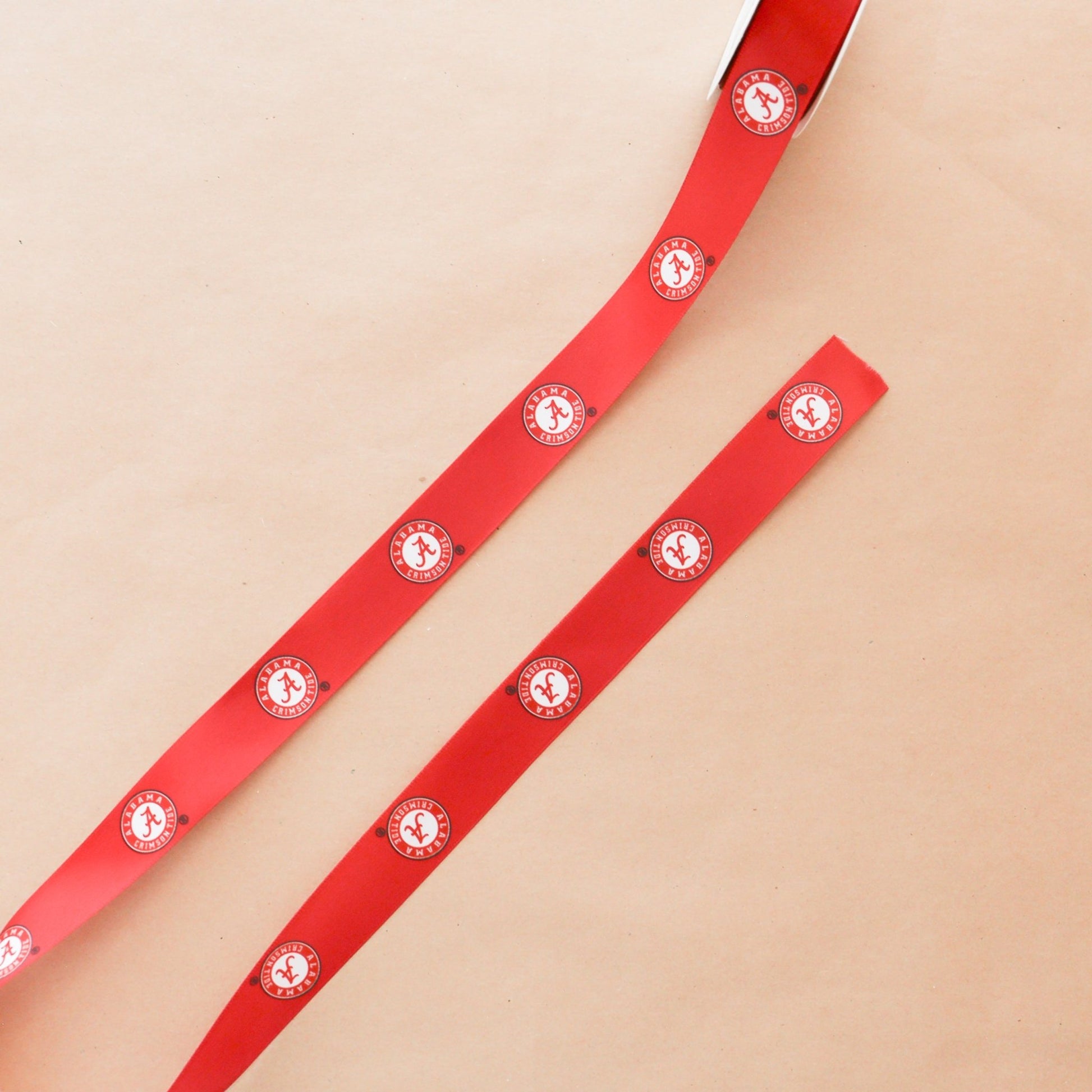 University of Alabama Collegiate Ribbon | 7/8" | By the Yard - Knot and Spool
