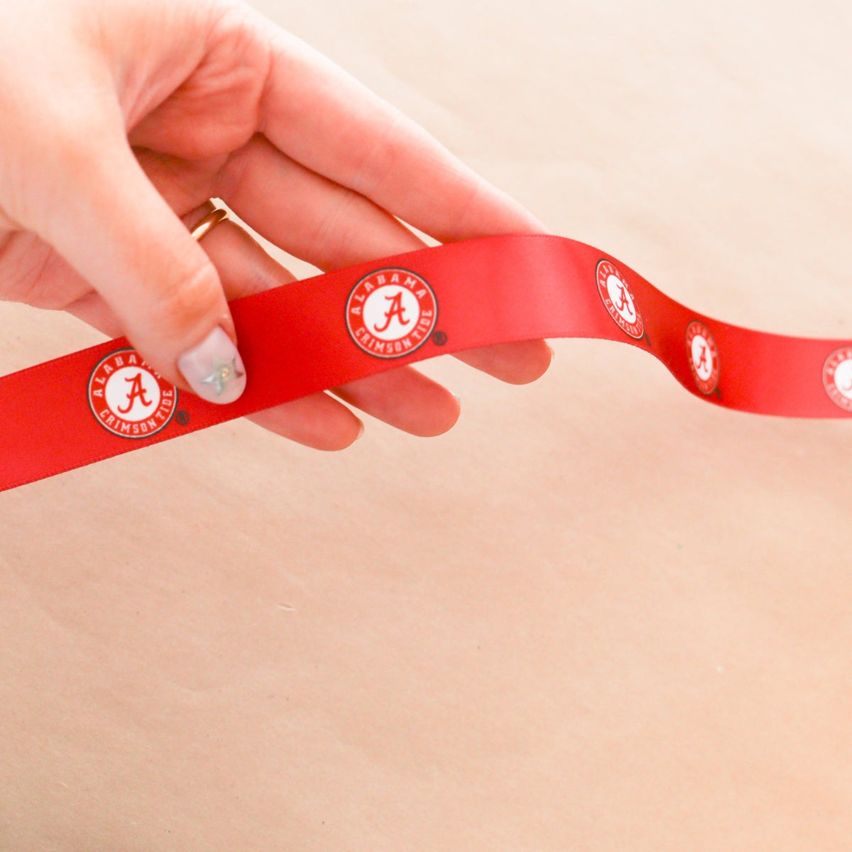University of Alabama Collegiate Ribbon | 7/8" | By the Yard - Knot and Spool