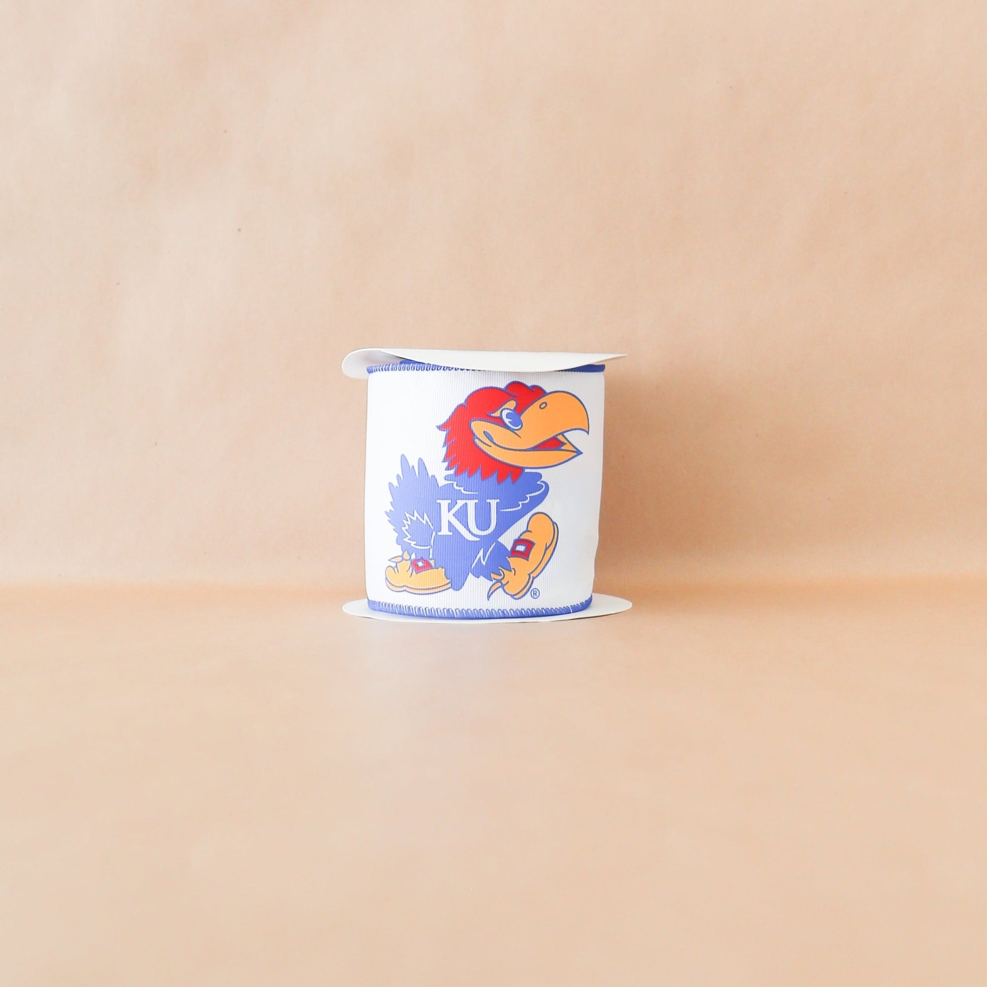 University of Kansas Collegiate Ribbon | 4" | By the Yard - Knot and Spool