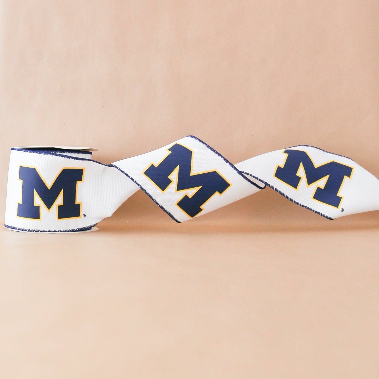 University of Michigan Collegiate Ribbon | 4" | By the Yard - Knot and Spool