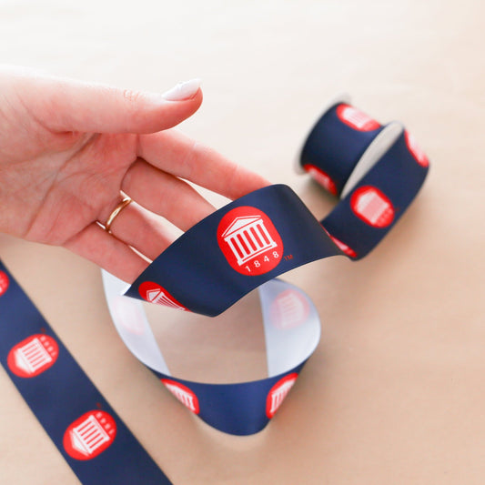 University of Mississippi (Ole Miss) Collegiate Ribbon | 1.5" | By the Yard - Knot and Spool