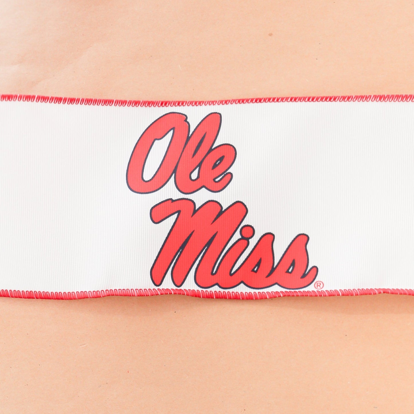 University of Mississippi (Ole Miss) Collegiate Ribbon | 4" | By the Yard - Knot and Spool