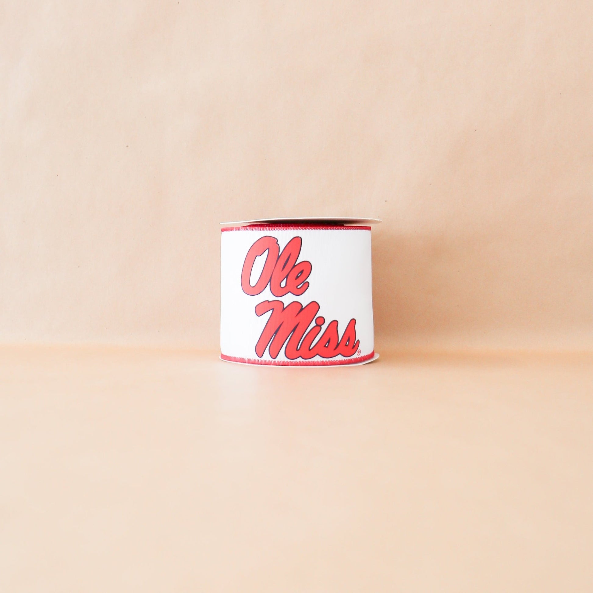 University of Mississippi (Ole Miss) Collegiate Ribbon | 4" | By the Yard - Knot and Spool