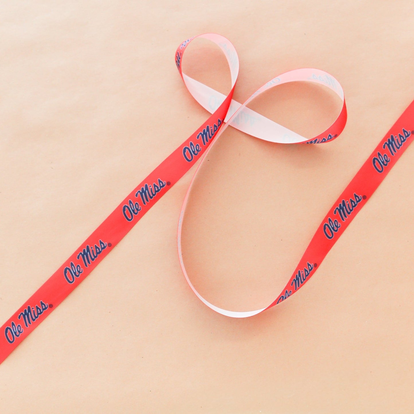 University of Mississippi (Ole Miss) Collegiate Ribbon | 7/8" | By the Yard - Knot and Spool