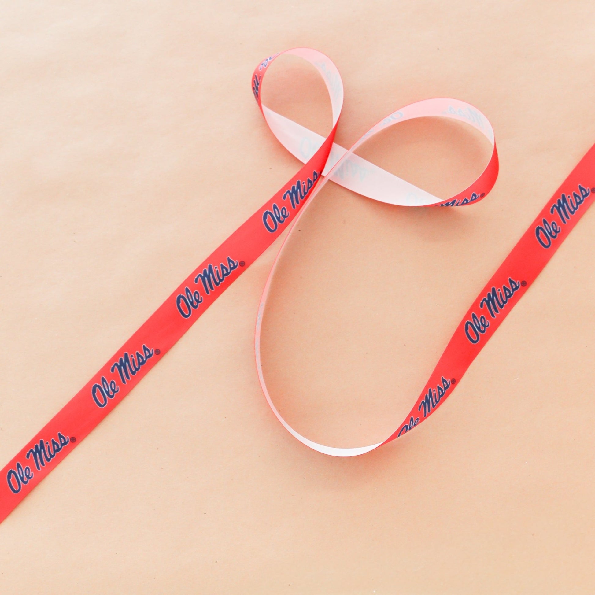 University of Mississippi (Ole Miss) Collegiate Ribbon | 7/8" | By the Yard - Knot and Spool
