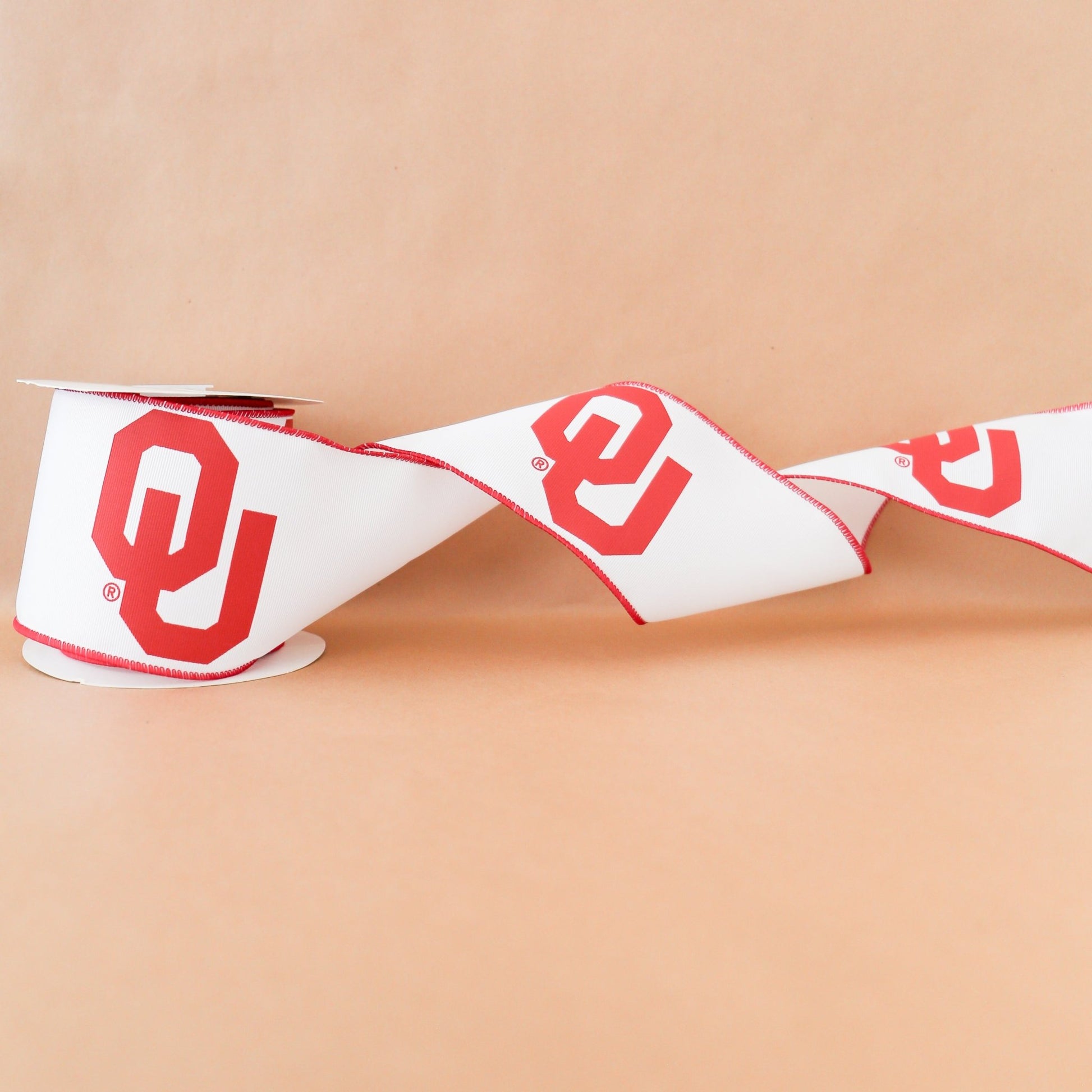 University of Oklahoma Collegiate Ribbon | 4" | By the Yard - Knot and Spool