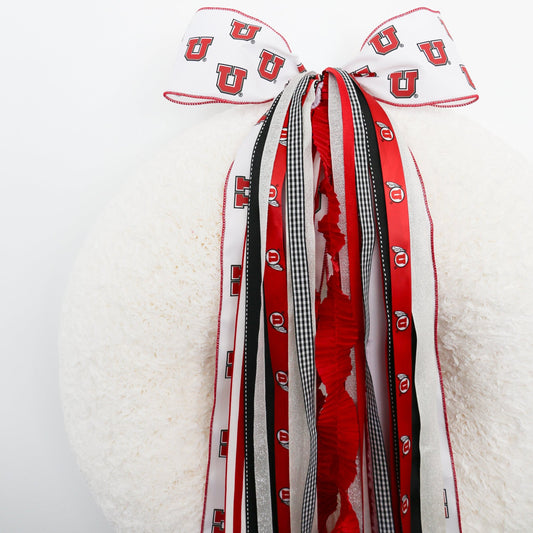 Utah Utes Collegiate RIBBON SET™ (with Bow) - Knot and Spool