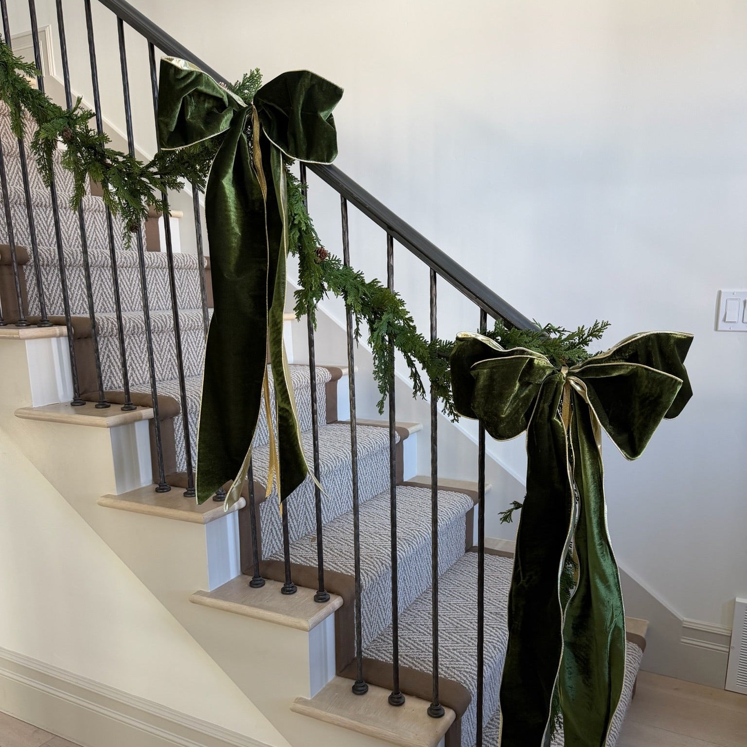 Velvet Fern (With Double Bow) - Knot and Spool