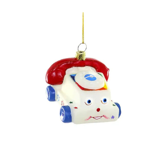Vintage Toy Phone Ornament - Knot and Spool