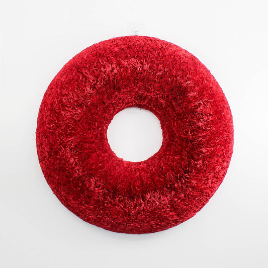 Viva Magenta Coffee Filter Wreath - Knot and Spool