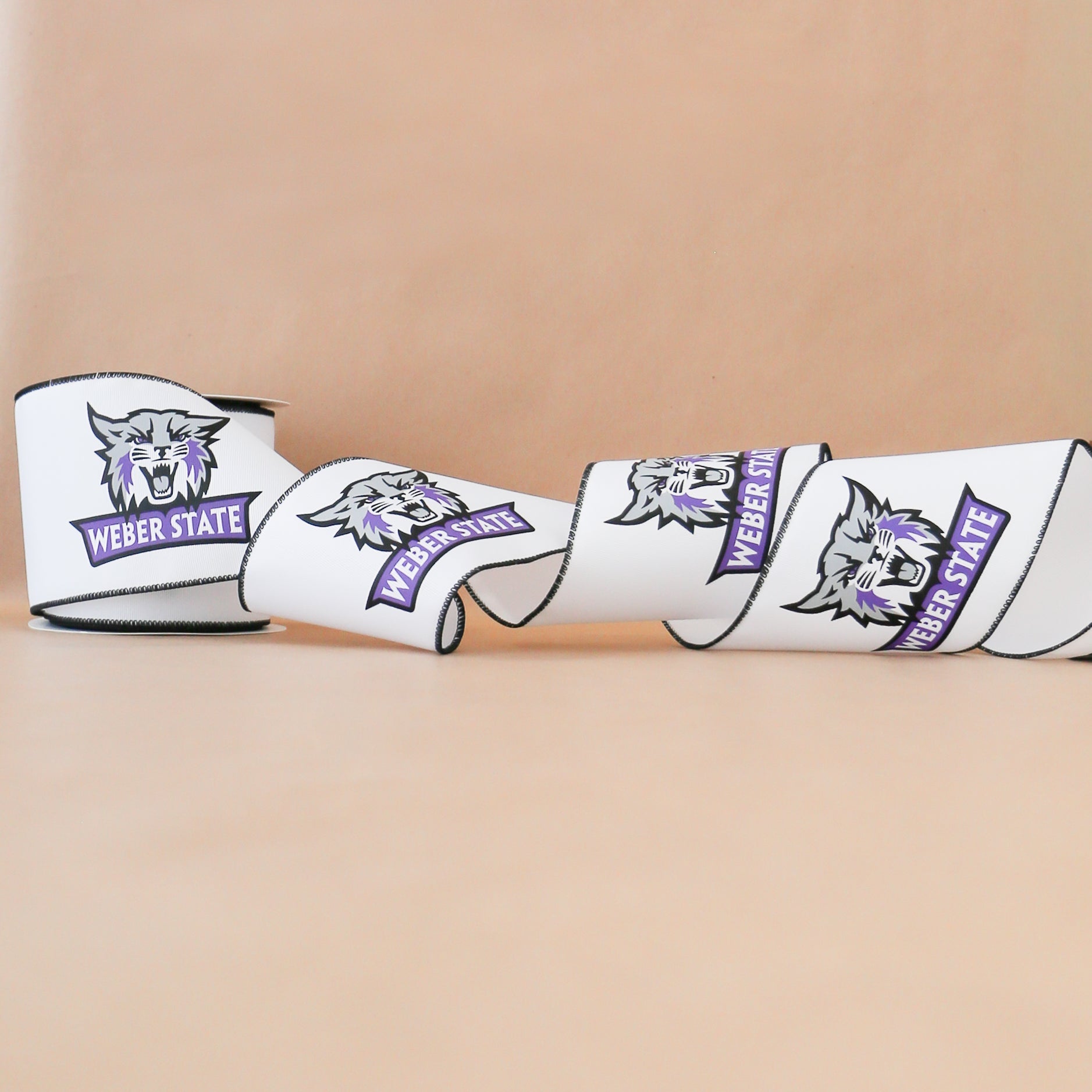 Weber State Collegiate Ribbon | 4" | By the Yard - Knot and Spool