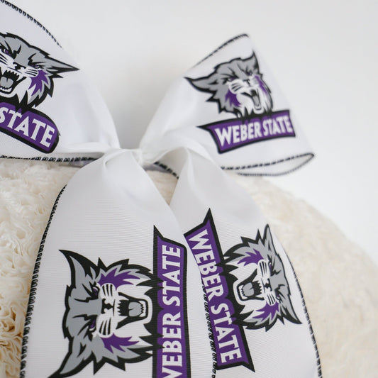 Weber State Wildcats Collegiate Bow - Knot and Spool