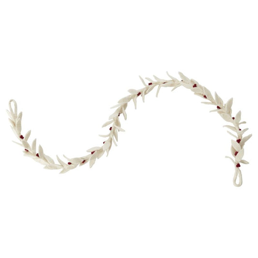 Winter Ruscus Garland - Knot and Spool