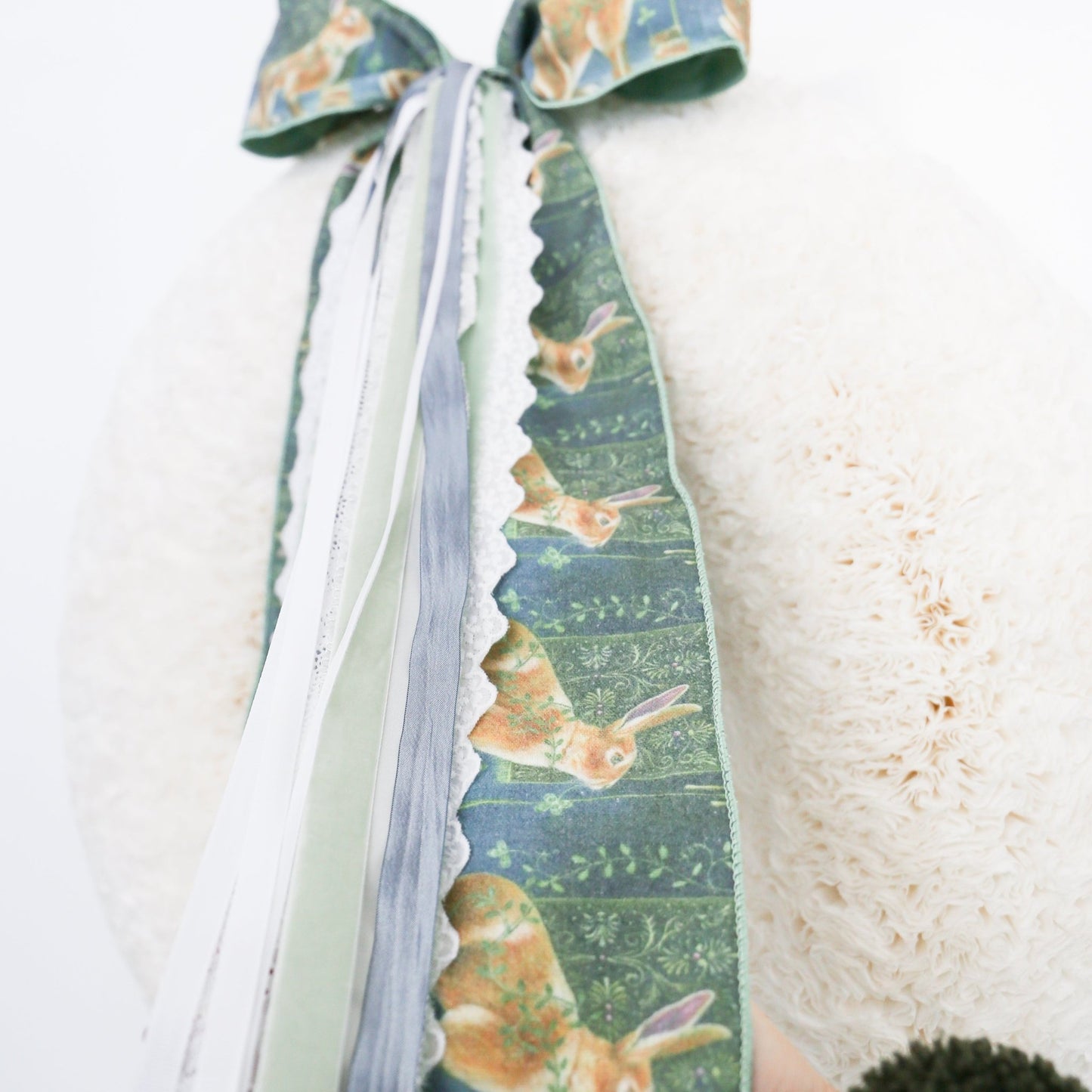 Woodland Bunny RIBBON SET™ (with Bow) - Knot and Spool