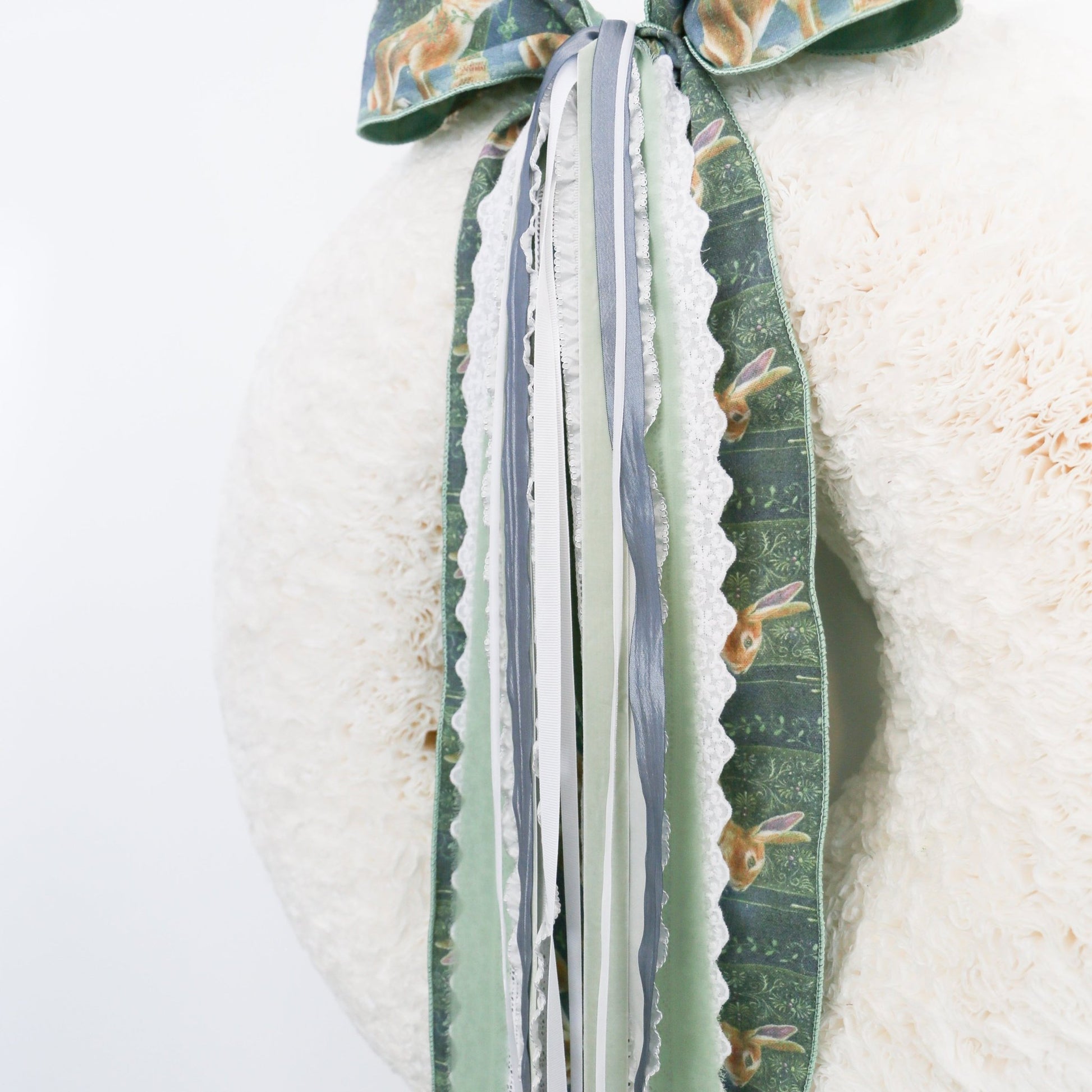 Woodland Bunny RIBBON SET™ (with Bow) - Knot and Spool