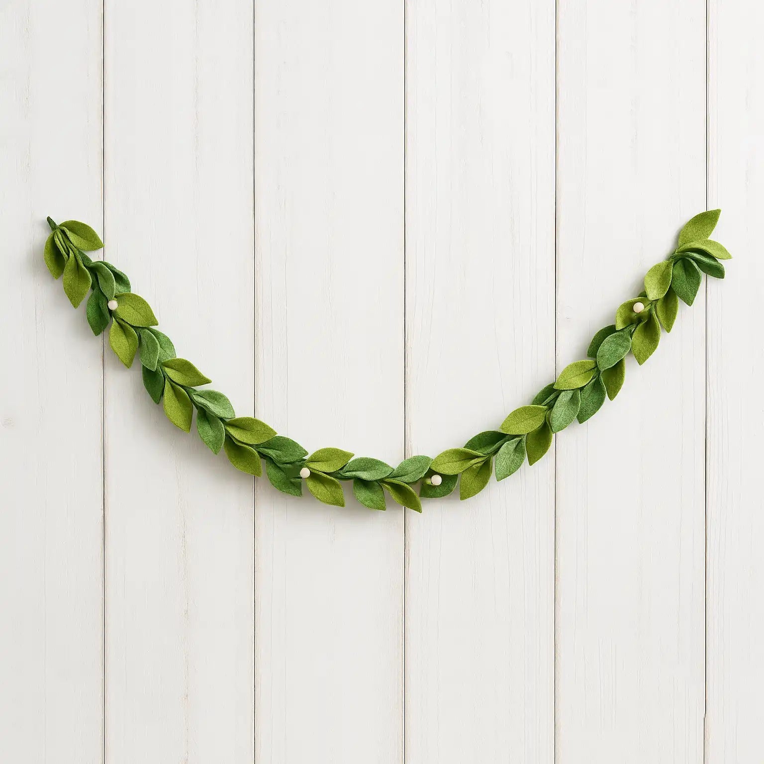 Wool Felt Laurel Garland | 36 - inch - Knot and Spool