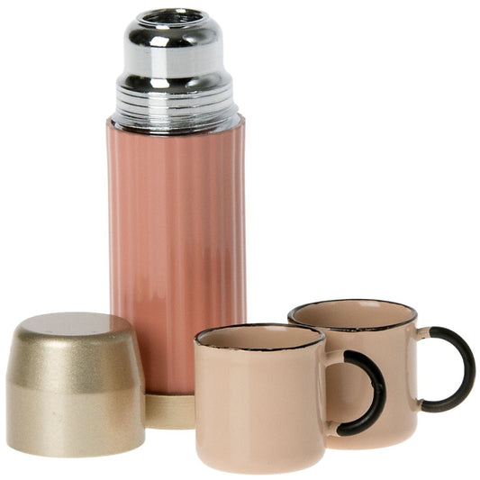 Maileg Thermos & Cups-Soft Coral