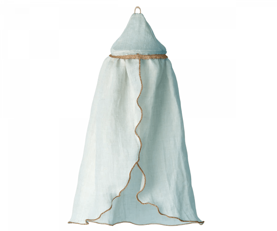 2022 Maileg Miniature Bed Canopy - Mint - Knot and Spool