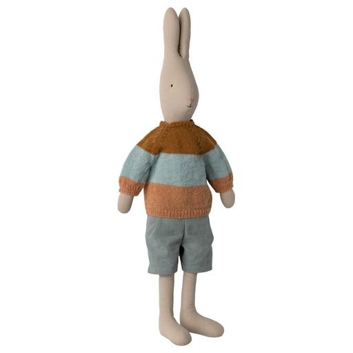 2023 Maileg Classic Rabbit with Sweater & Shorts - Size 5 - Knot and Spool