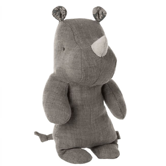 2023 Maileg Safari Friends Grey Rhino - Size Small - Knot and Spool