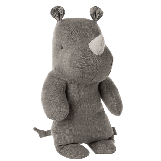 2023 Maileg Safari Friends Grey Rhino - Size Small - Knot and Spool
