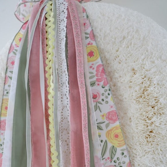 Pink Posies RIBBON SET™ (with Bow)