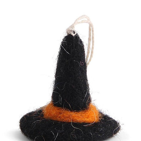Witch Hat Ornament Set of 3