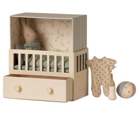 2021 Maileg Baby Room with Micro Rabbit