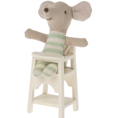 2022 Maileg Mouse High Chair - Off White