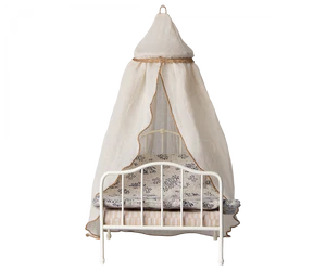 Maileg Miniature Cream Bed Canopy