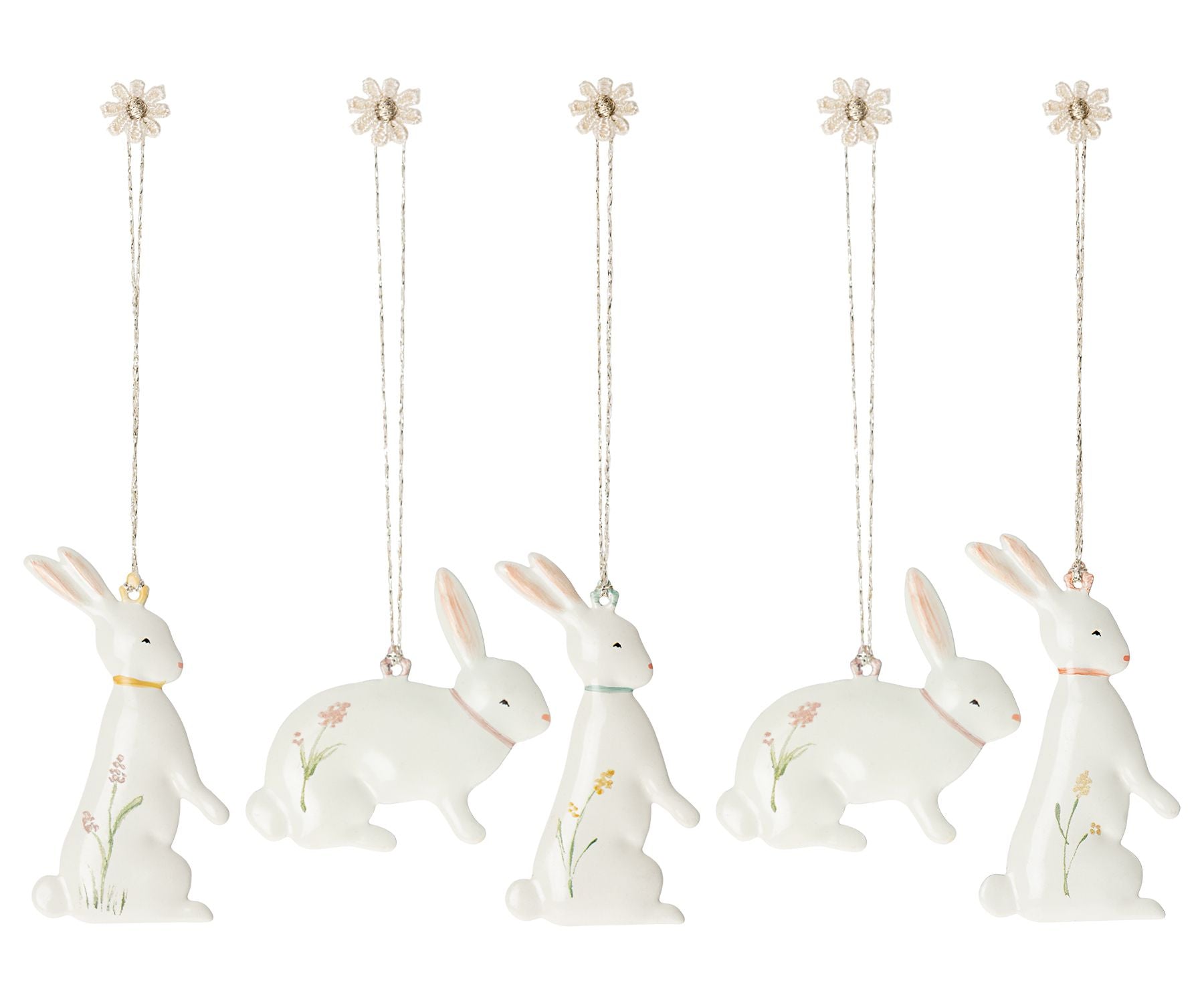 Maileg Easter Bunny Ornaments in Box - 5 piece - Knot and Spool