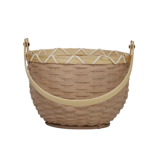 OLLI ELLA - Blossom Basket Small - Light Grey - Knot and Spool
