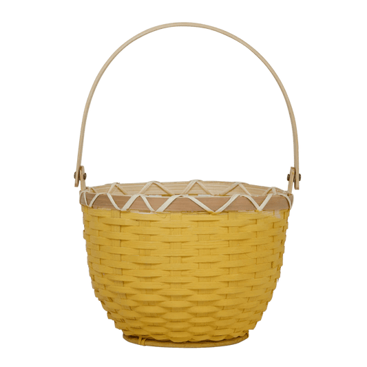 OLLI ELLA - Blossom Basket Small - Mustard - Knot and Spool