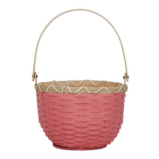 OLLI ELLA - Blossom Basket Small - Raspberry - Knot and Spool